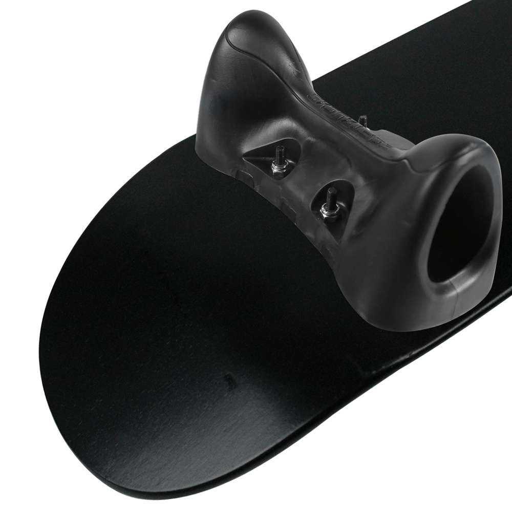 Softrucks Skateboard Indoor Practice Complete 8.0" Black Trucks, Dipped Black