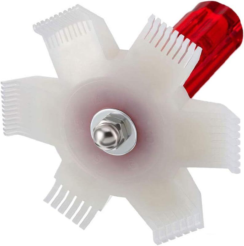 2Pcs Cleaning Tool Air Conditioner Fin Repair Tool Coil Comb A/C Condenser Brush