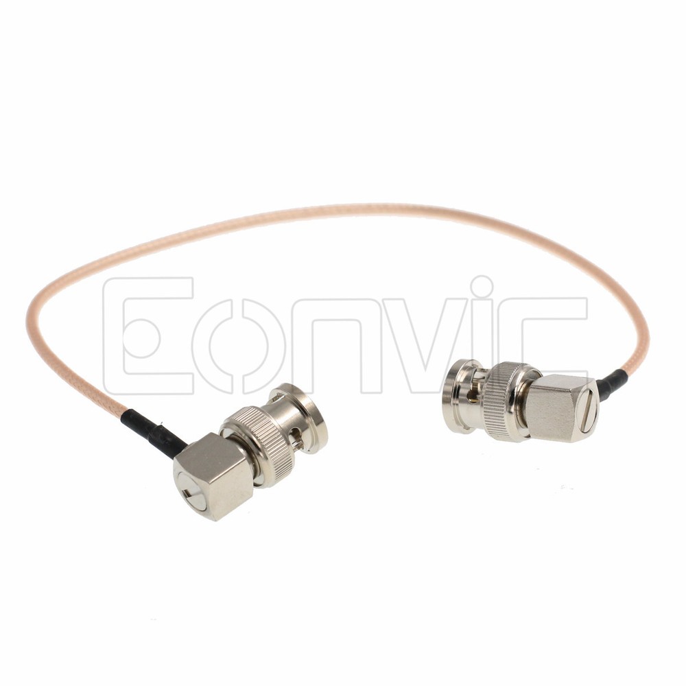 Camera 3G SDI Video Cable BNC Right Angle Blackmagic Hyperdeck SmallHD RG179