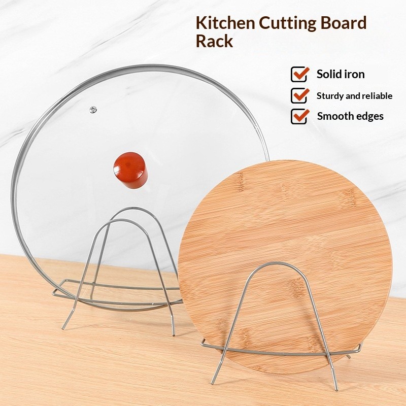 Iron cutting board rack, cutting board rack, household use