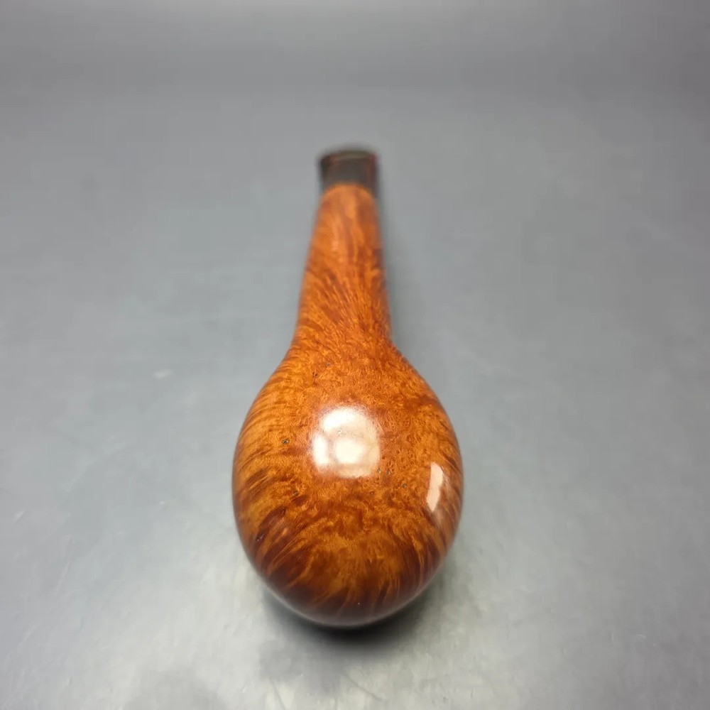 Dave Neeb Smooth Long Shank Apple Handmade Briar Pipe, New