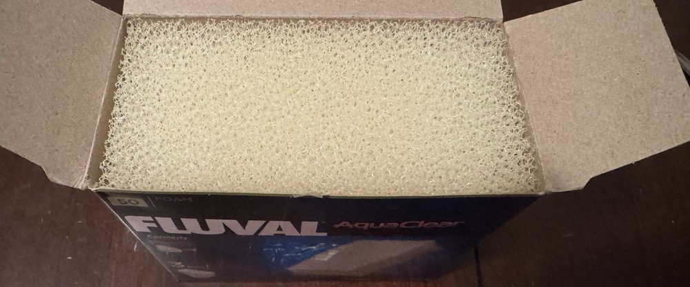 FLUVAL 3 PACK AQUACLEAR (50) A1394 FOAM FILTER INSERT SPONGE MAINTENANCE