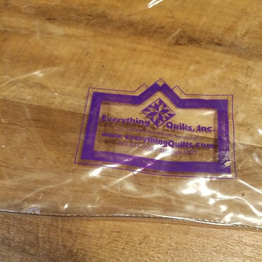 5 Plastic Project Pouches For Quilters