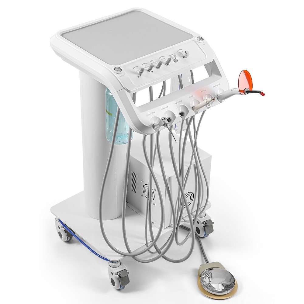 FDA Dental Unit Chair DC Motor / Protable Unit Sunction Compressor Trolley Stool
