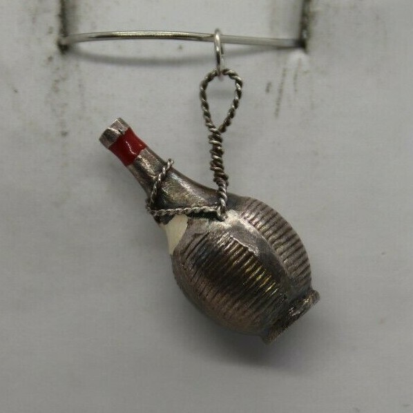 Sterling Silver Wine Cask Charm