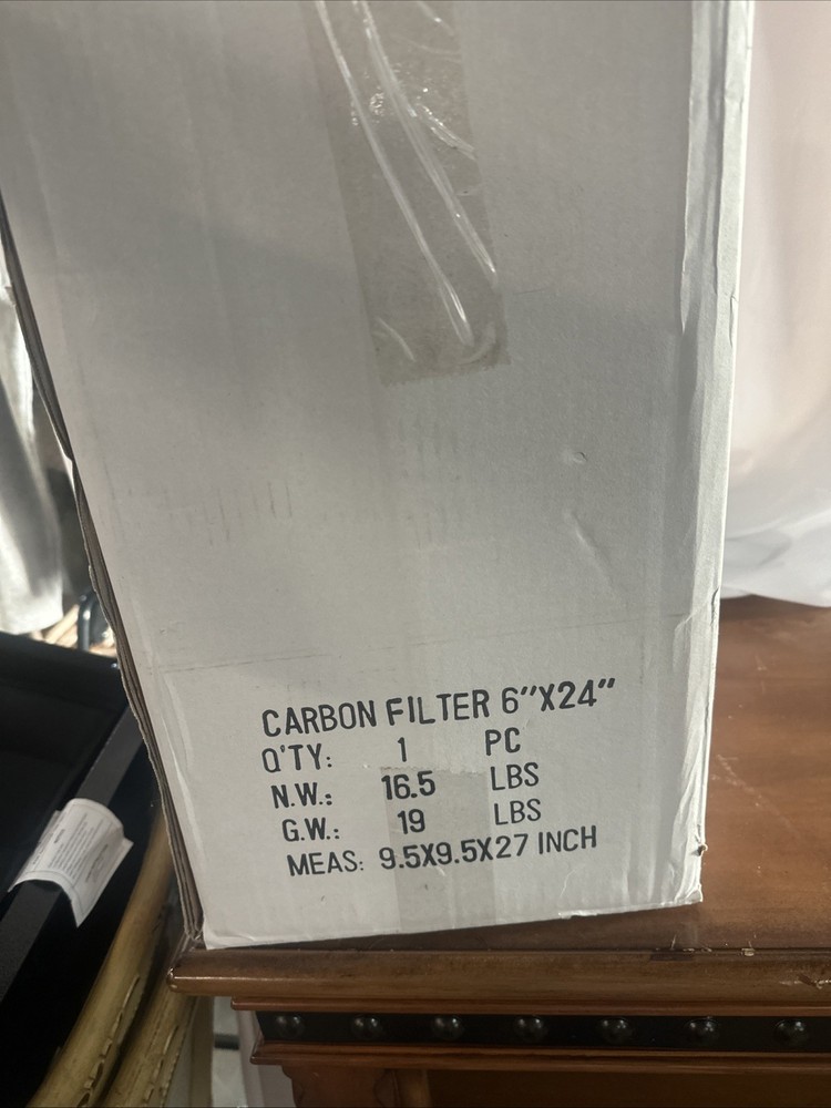 Carbon Filter 6” X 24” BNIB