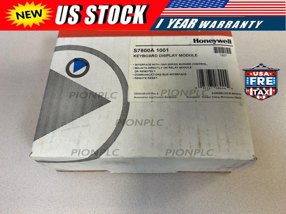 Honeywell S7800A1001 Burner Control Keyboard Display