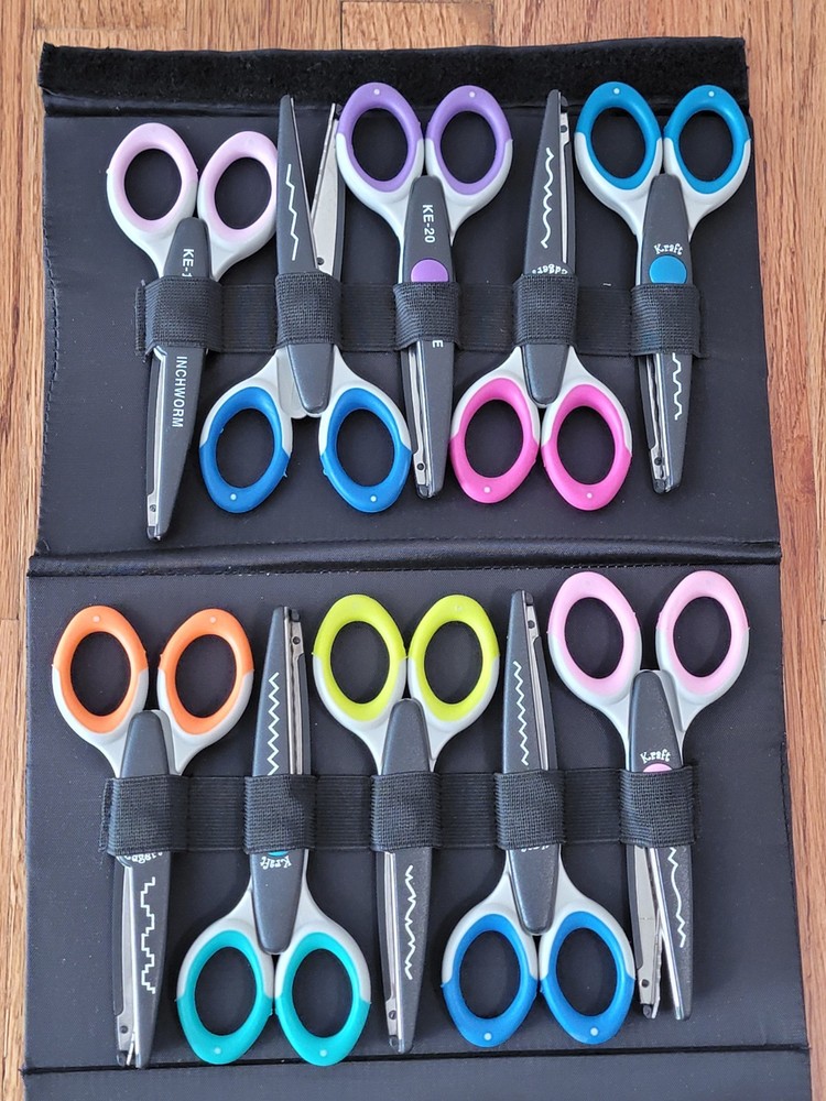 KRAFT EDGERS Scrapbook & Craft Pattern Cut Scissors 20 Piece Set