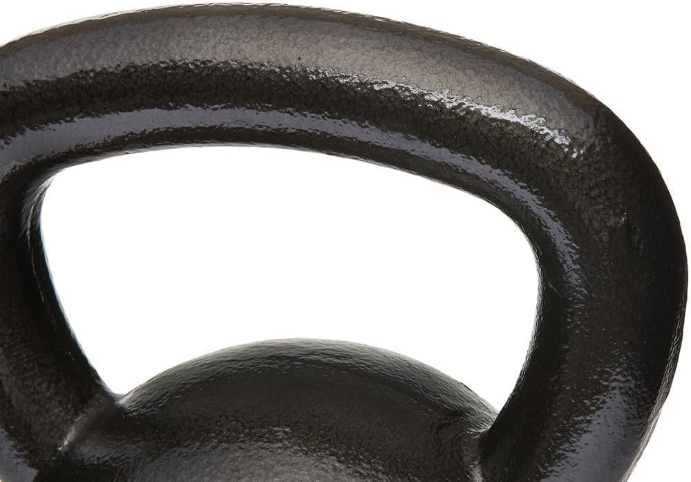 Solid Cast Iron Kettlebell 15 lbs - Portable & Reliable for Resistance Training