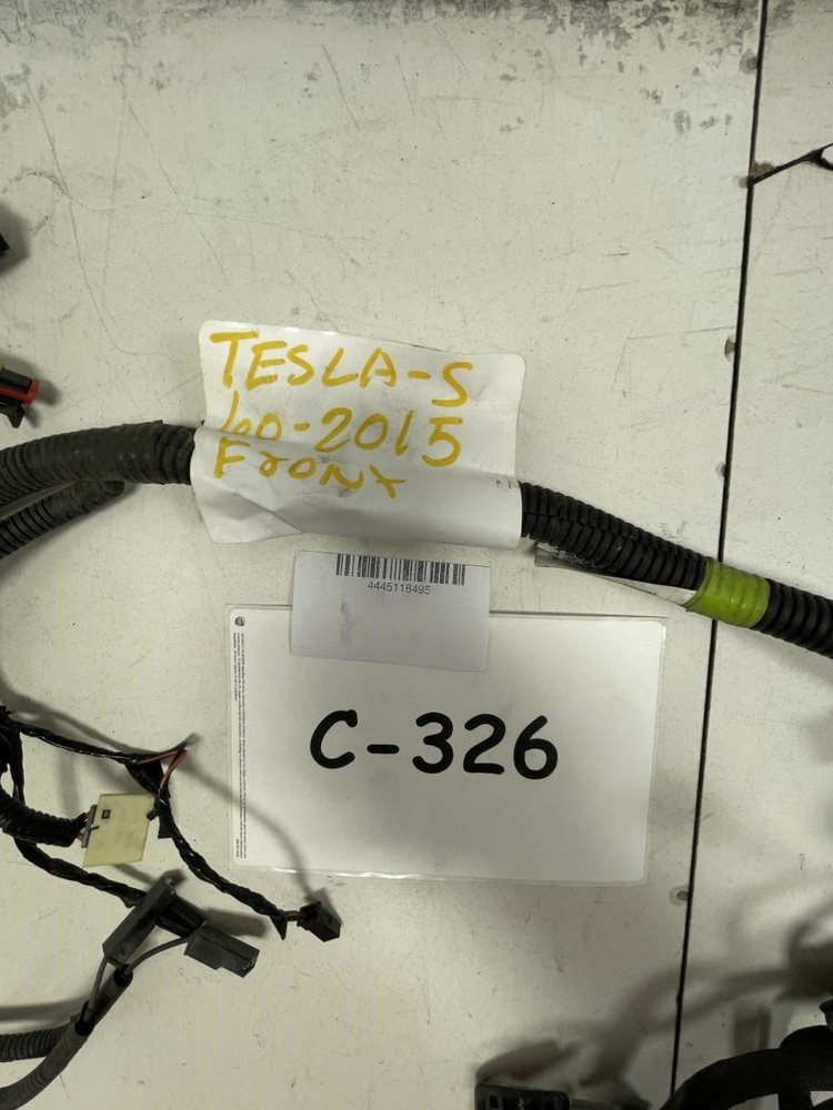 2014 TESLA MODEL S60 FRONT END MODULE WIRE HARNESS OEM+