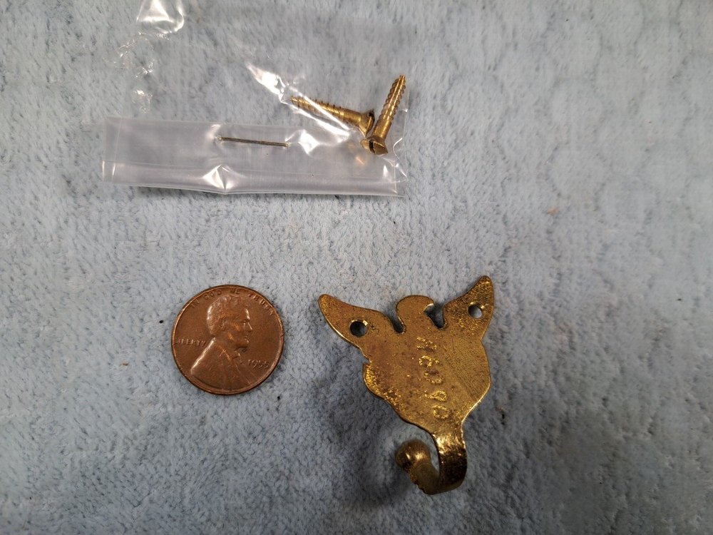Brass Wall Eagle Hooks Keys Tiny
