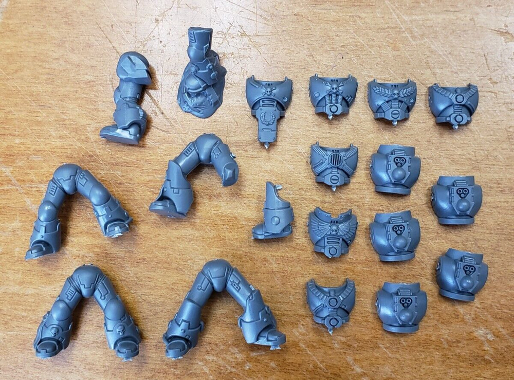 Warhammer 40k Space Marines Bits Devastator Engraved Torso Legs Sets