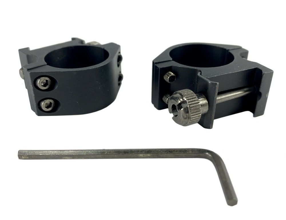 2 Pack Walther SCOPE MOUNTS 1" Dia. Picatinny Weaver Light Accessory Flashlight