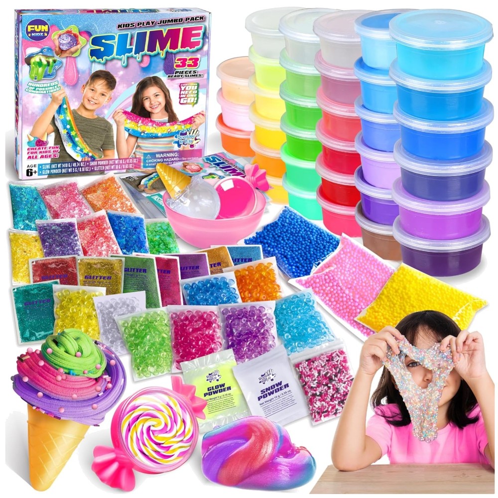 Mega Slime Making Kit for Girls & Boys