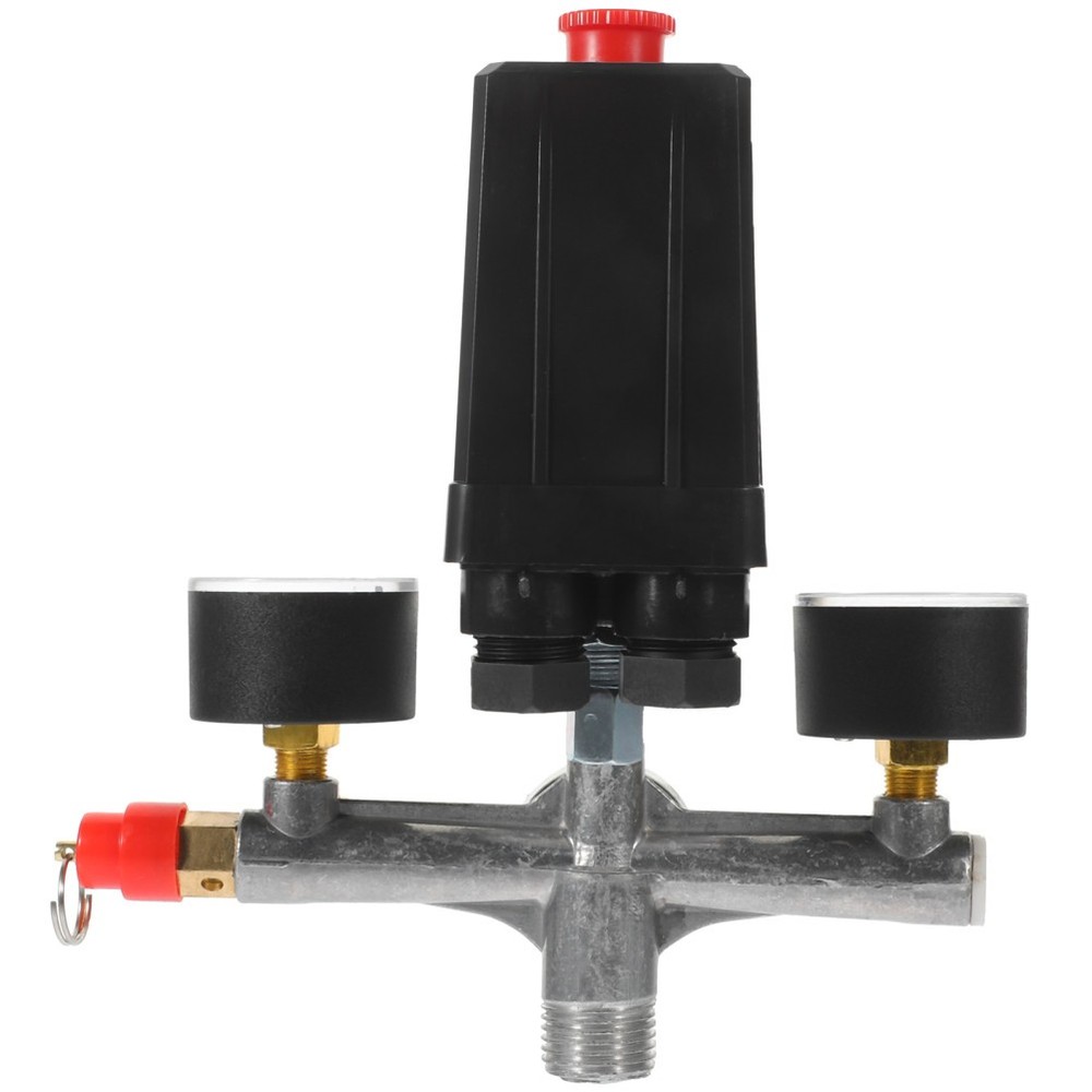 Air Compressor Pressure Switch Gauge Control Single-hole Reducing Valve