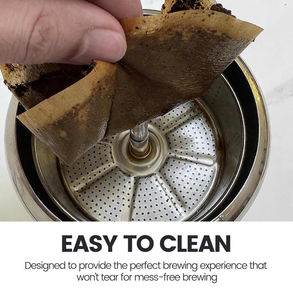 MIMORE Coffee Filters - 150 PCS Percolator for Large