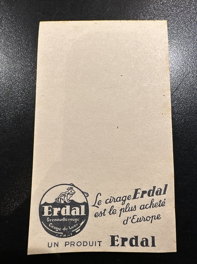 Rare Vintage Erdal Polishing Notepad Small Advertising Notebook