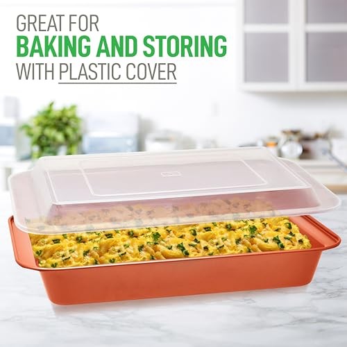 5-Piece Bakeware Set – Premium Non-Stick, Stackable Kitchen Baking 5-Piece Set