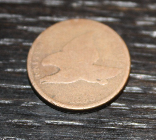 1858 Flying Eagle Cent, Small Letters, U.S. Coin