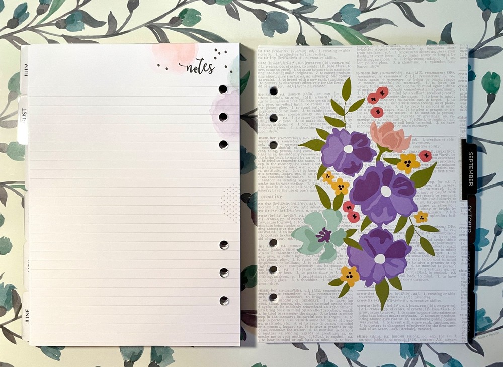 Carpe Diem Undated A5 Planner Inserts - Choose Joy
