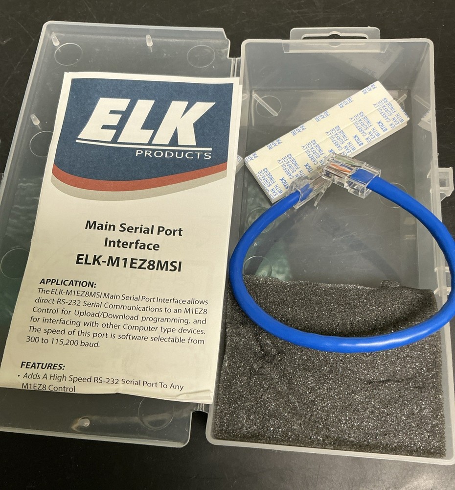ELK Main Serial Port Interface ELK-M1EZ8MSI