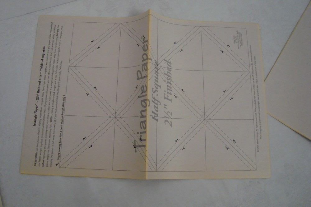 Half Square Triangle Paper ~ Variety Pack ~ READ