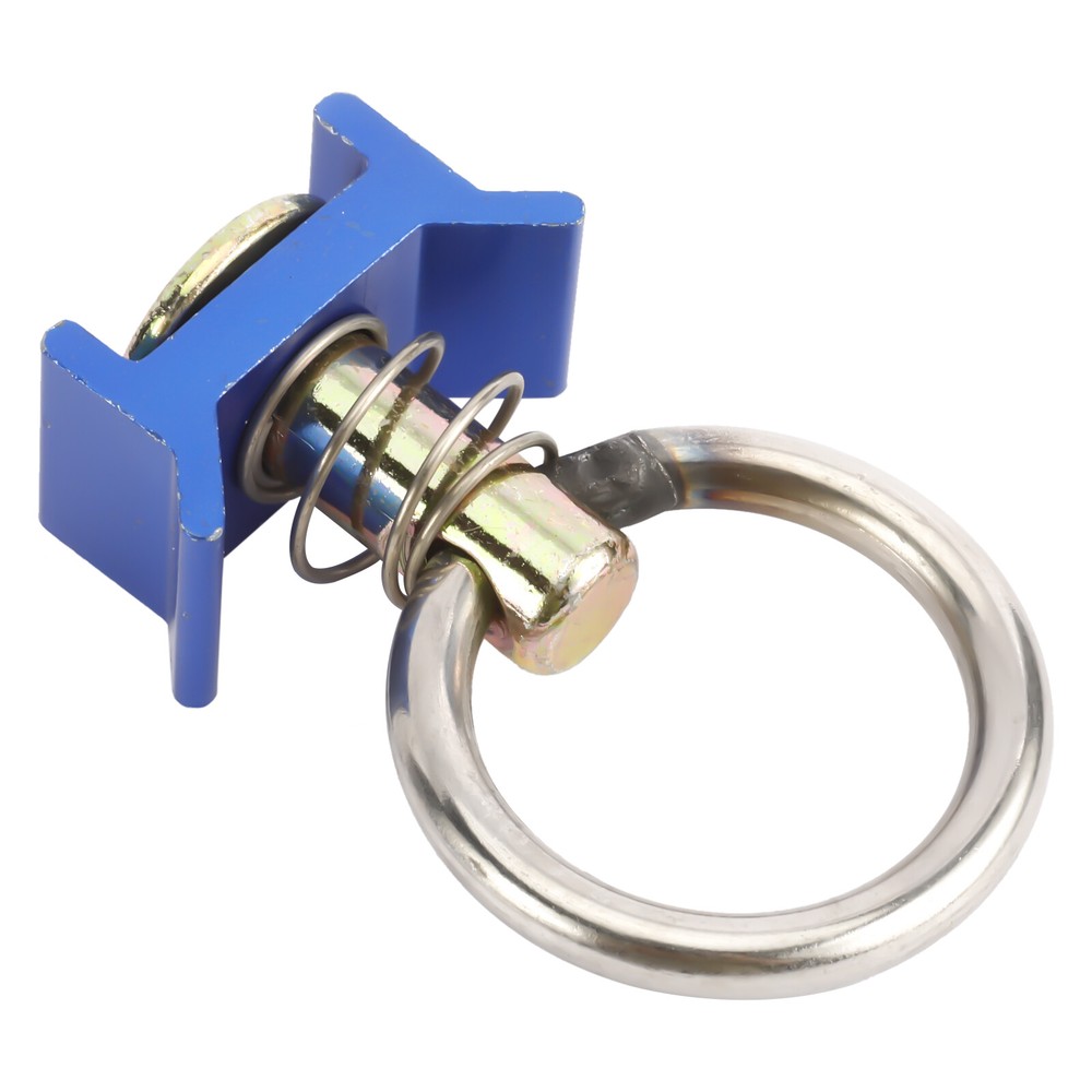 20PACK L-Track Single Stud Fitting with Round Ring Tie Down 4,000lb Capacity