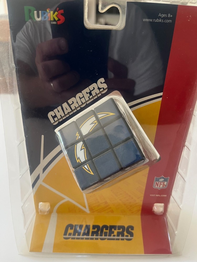 NFL Chargers Rubiks Cube RARE