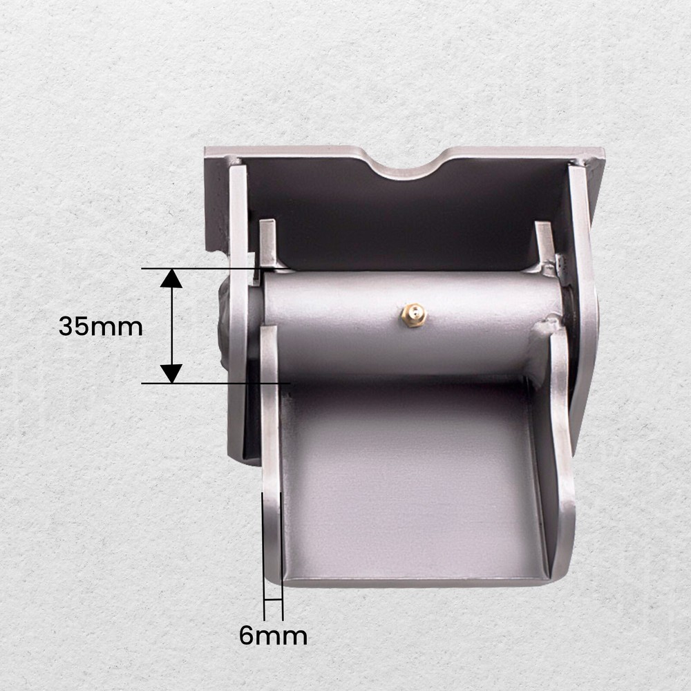 2pc Dump Truck Trailer Dump Body Hinge Heavy Duty Greasable Weld On Solid Steel