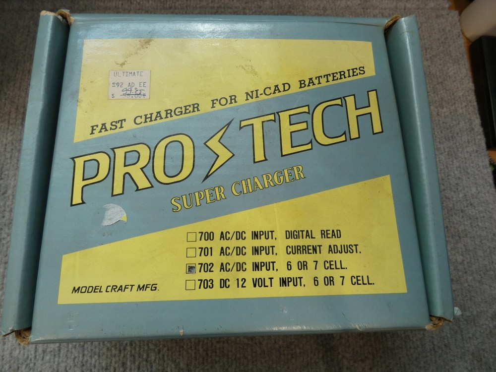 RC PRO TECH SUPER BATTERY CHARGER AC DC #702