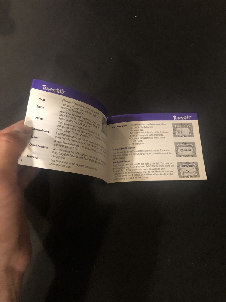 tamagotchi gameboy manual