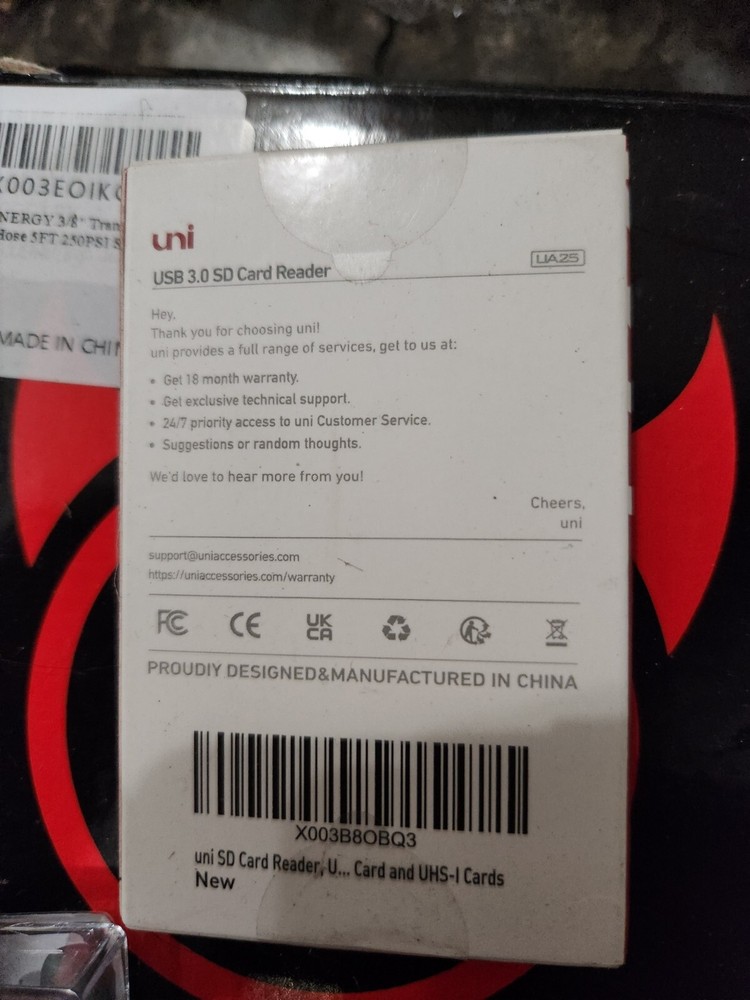 Uni SD Card Reader, High-Speed USB Card READER Adapter USB 3.0 SD