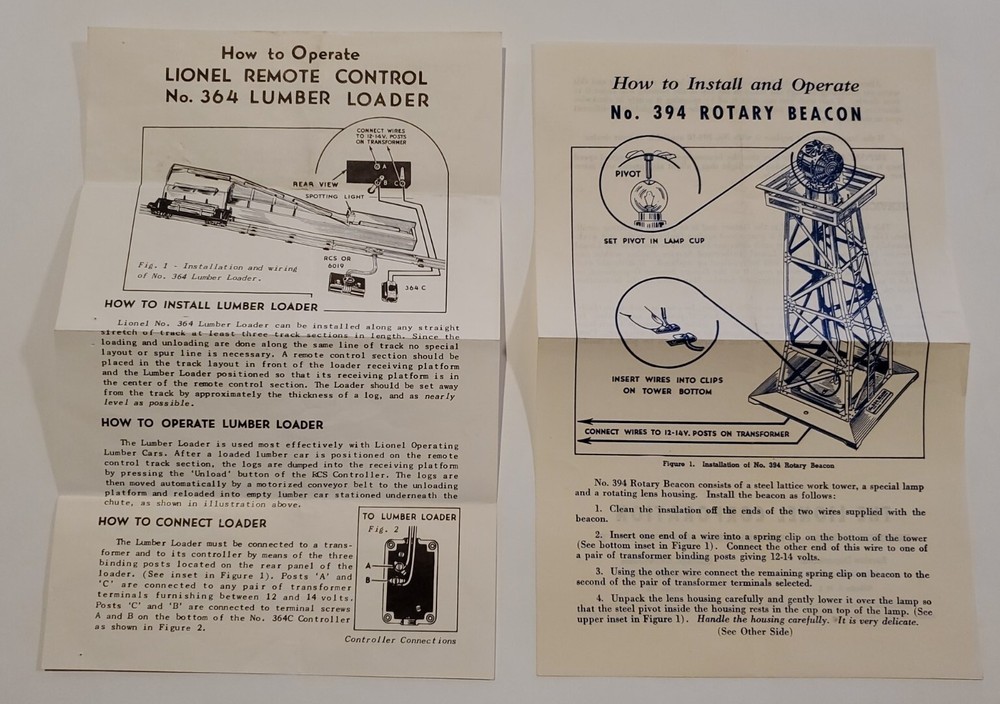 Vintage 1951 Instructions For Assembling and Operating Lionel Trains Manual