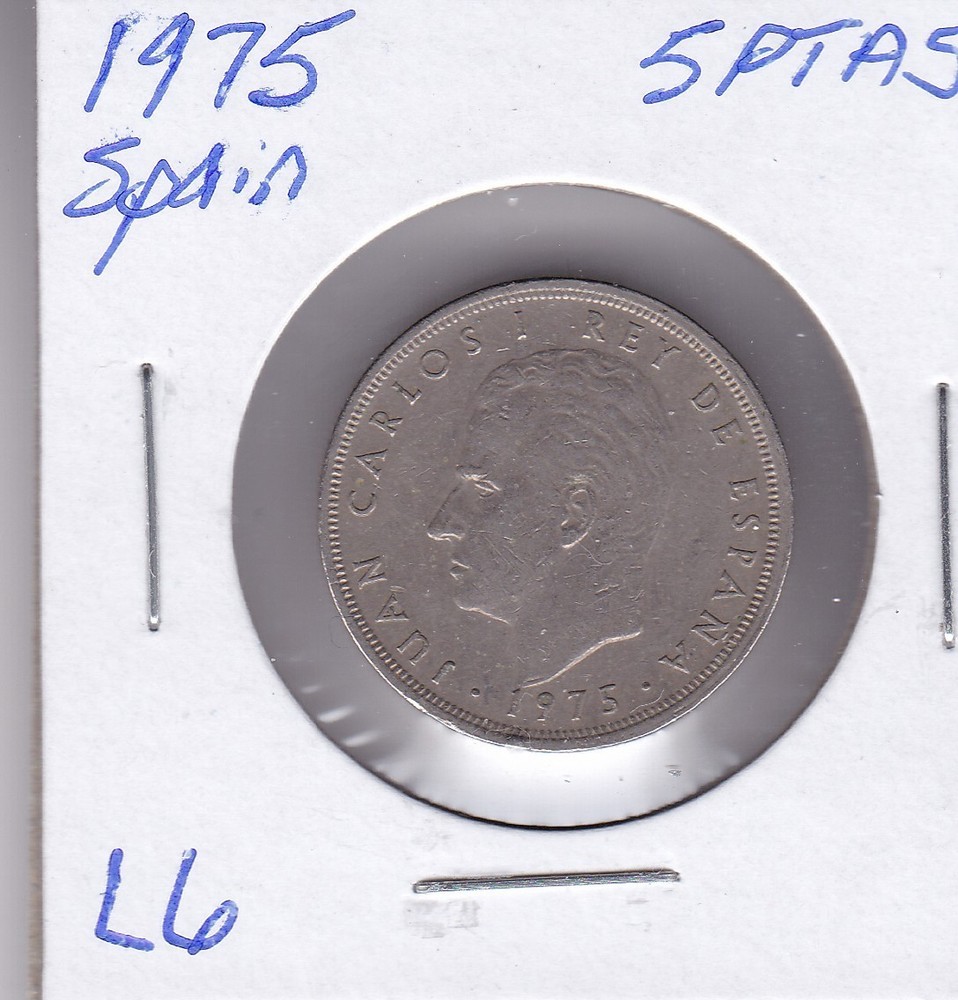 1975 Spain 5 Pesetas L6