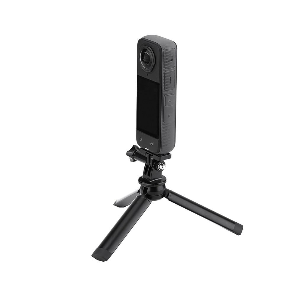 For Insta360 X4 Camera Foldable Quick Release Adapter Mount Accessory Black