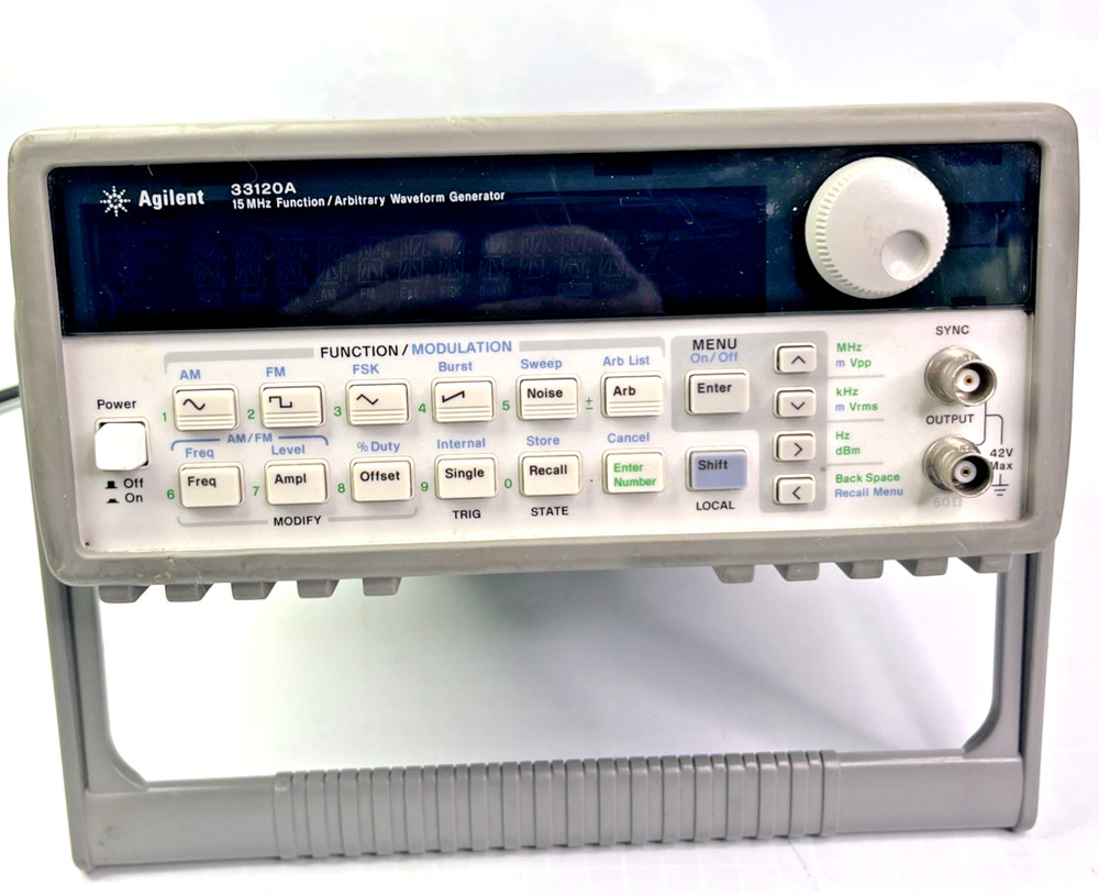 Agilent  33120A 15 MHz Function / Arbitrary Waveform Generator WORKS