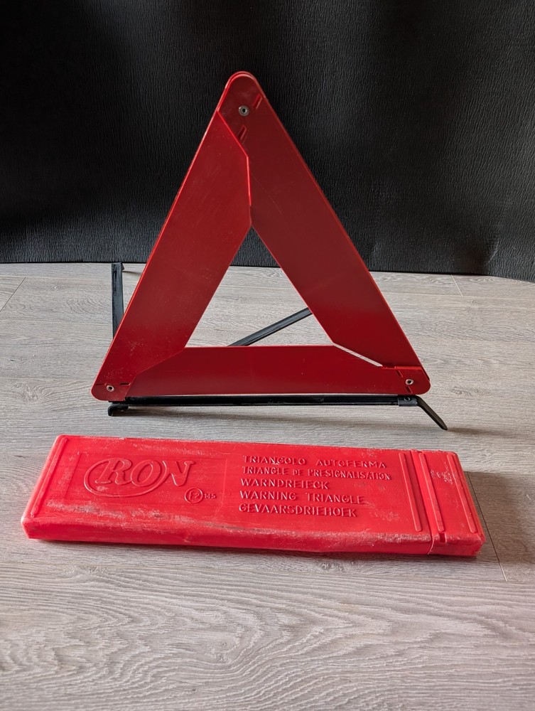 Plastar Large Warning Triangle Folding Reflective Car Breakdown Emergency Hazard