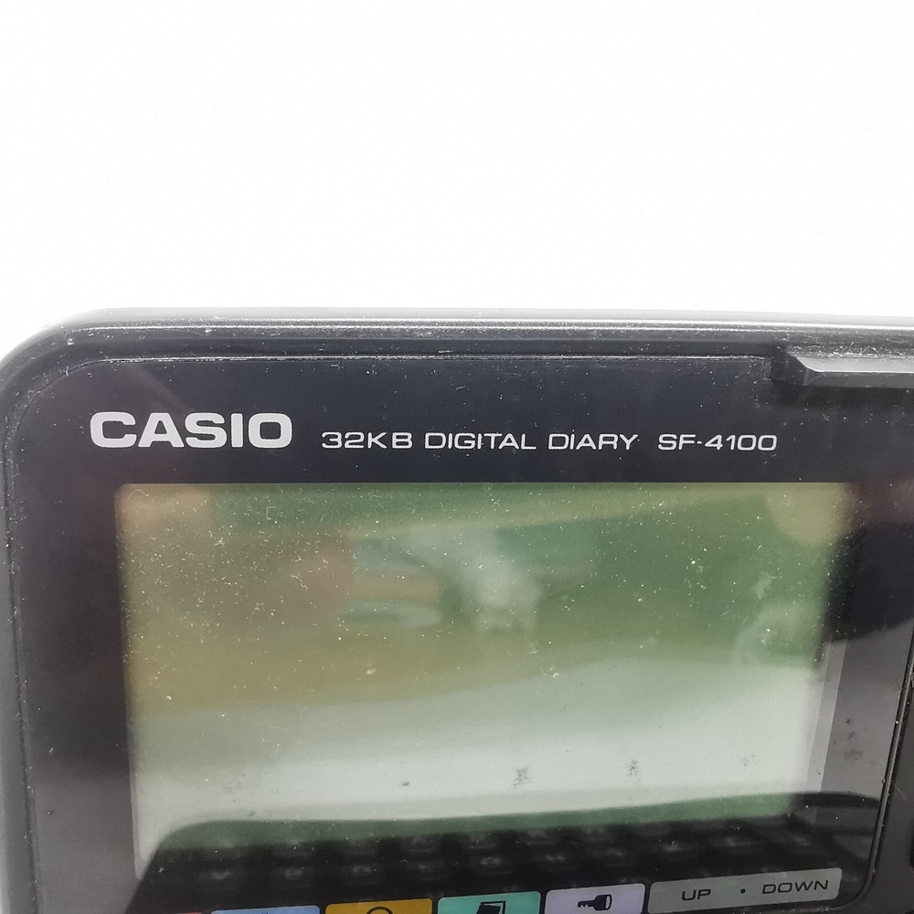Vintage Casio 32 Kb Digital Diary SF-4100 Tested