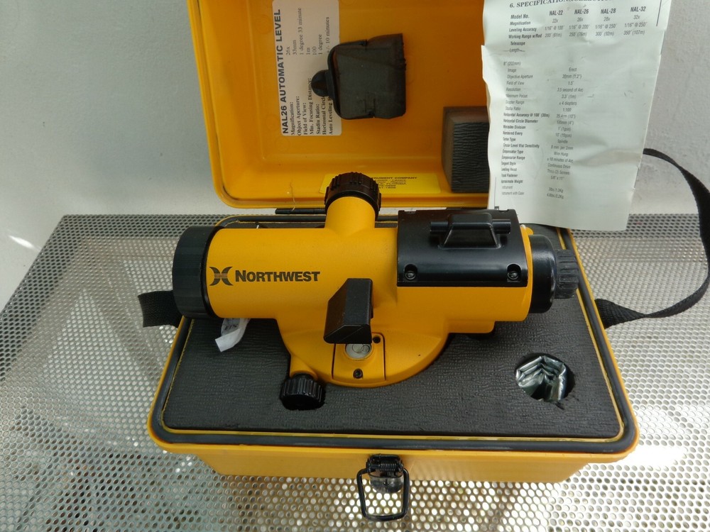 Northwest NAL-26 Automatic Level with Case and Manual