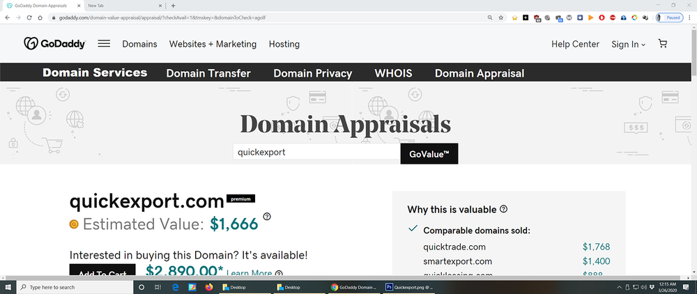 quickexport.com PREMIUM DOMAIN NAME