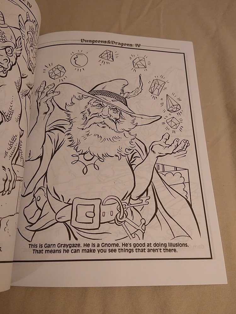 Dungeons and Dragons Coloring Book