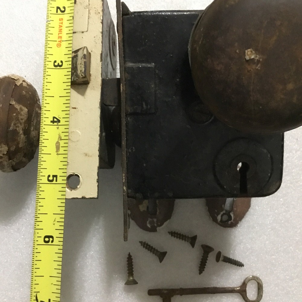 Antique Mortise Door Knobs With Key