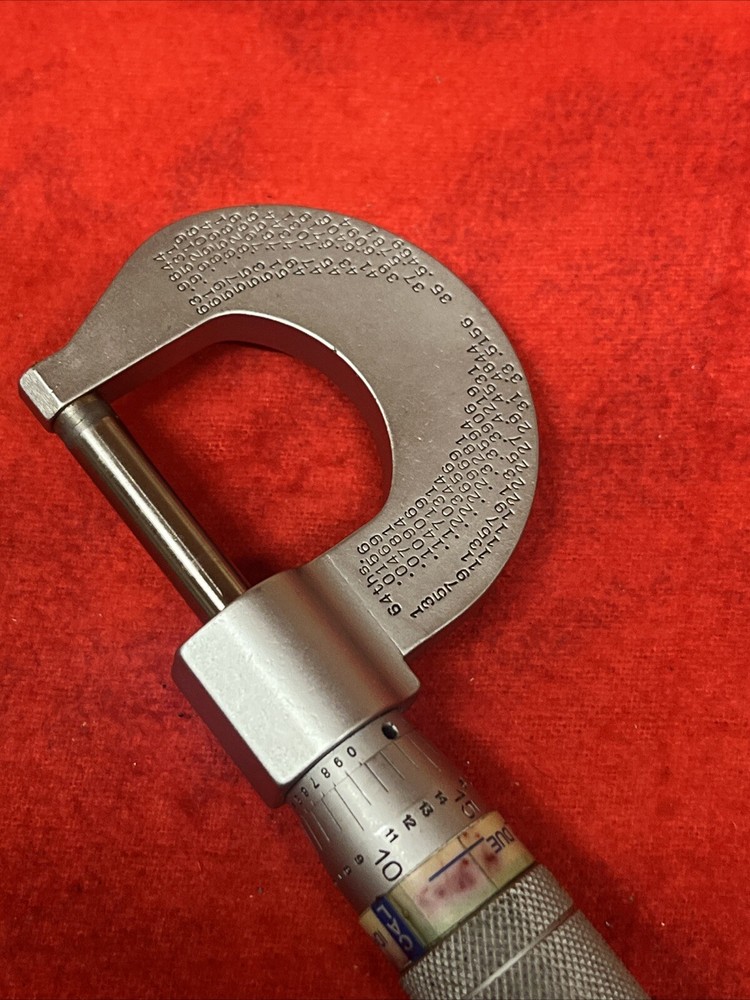 BROWN & SHARPE NO. 1 OUTSIDE MICROMETER CALIPER (k3)