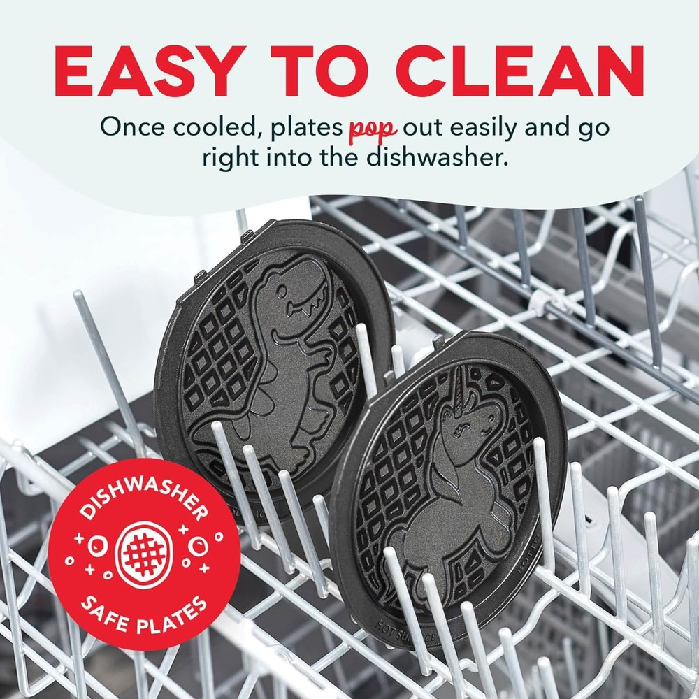 MultiMaker® Mini System Compact Waffle Maker Family Breakfasts Removable Griddle