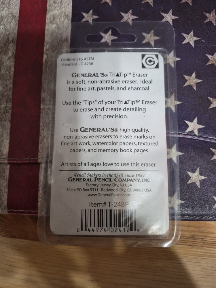 General's Tri-Tip Multi Purpose Eraser Tri Tip T-24BP