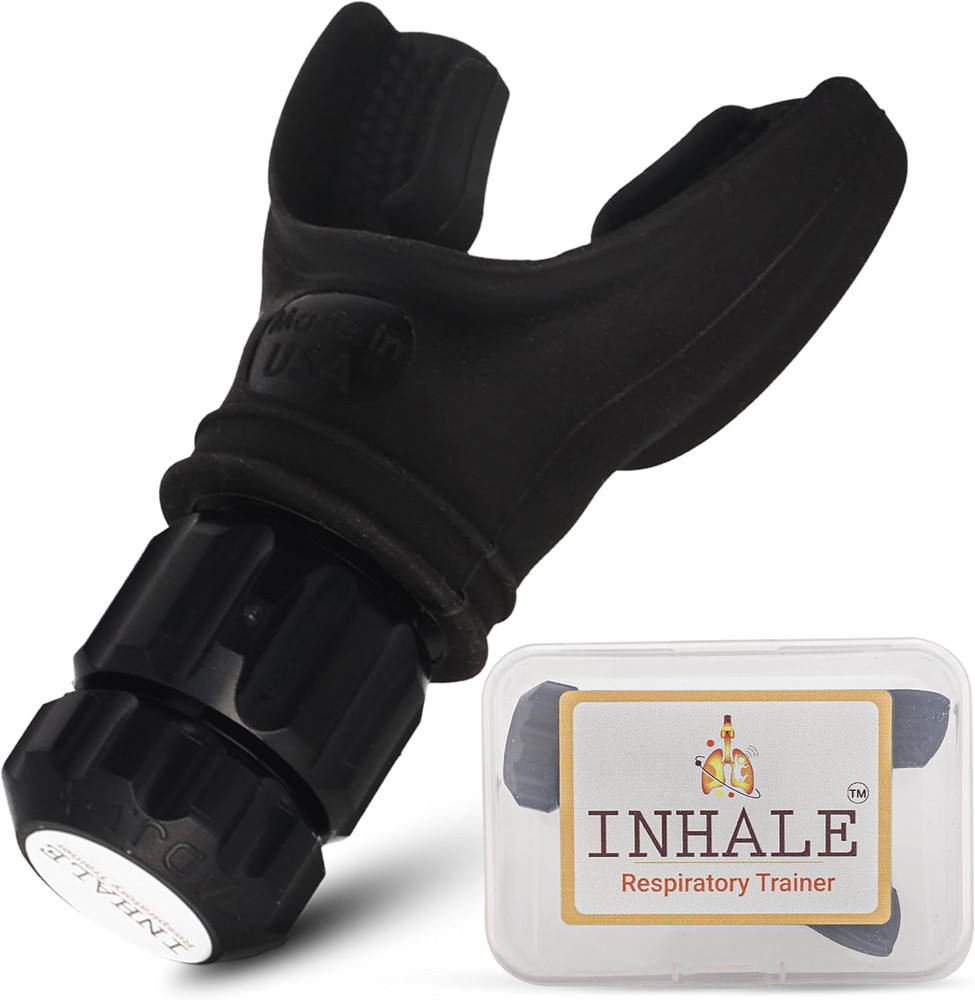 Portable Respiratory Breathing Trainer with Adjustable Resistance