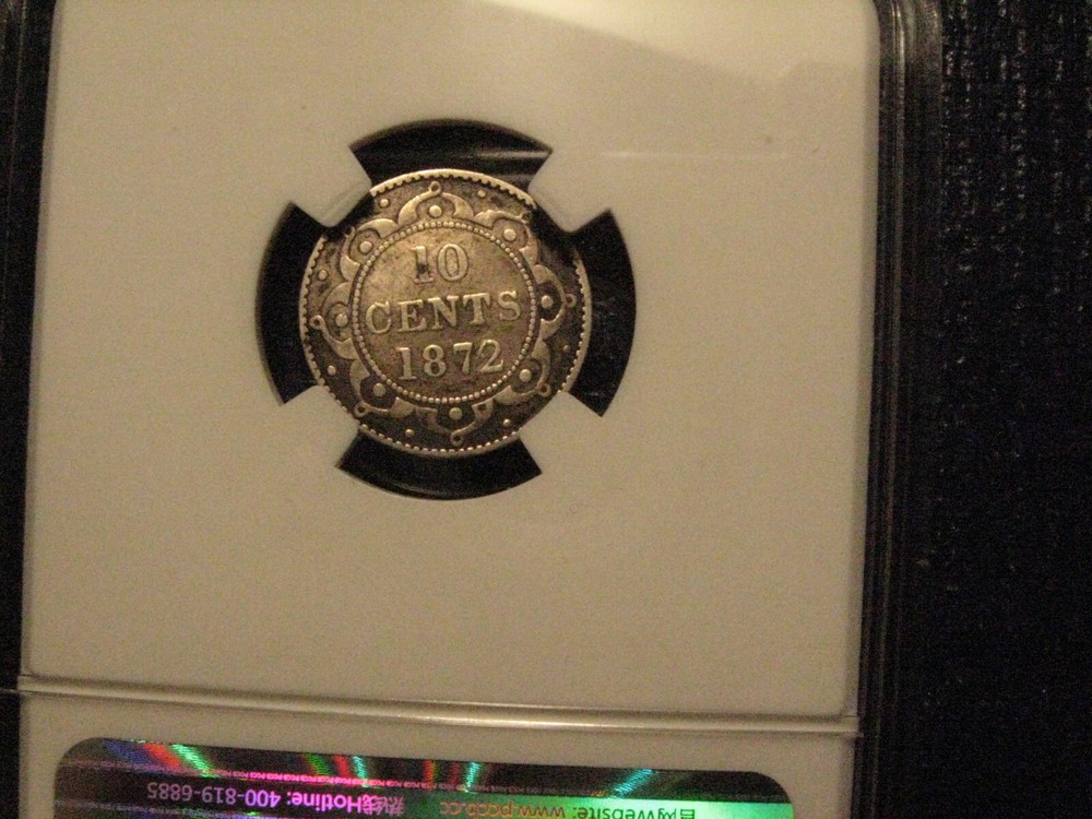 1872 Newfoundland coin set