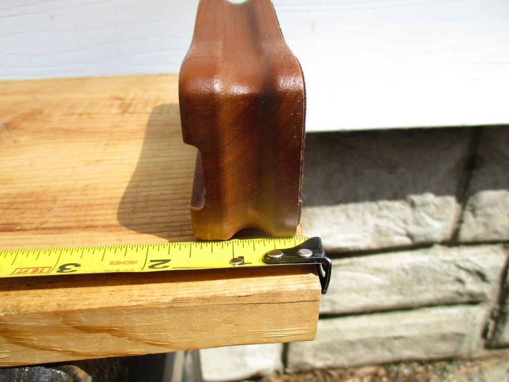 Vintage Decatur Pipe Rest Single Wood Walnut