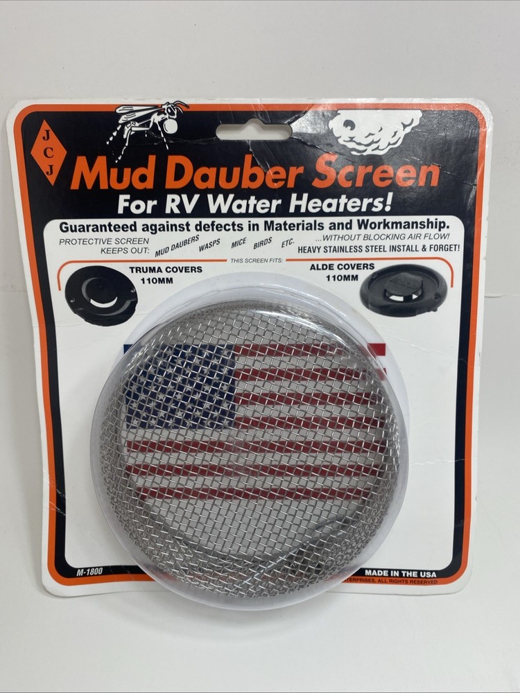 JCJ Enterprises Mud Dauber Screen Stainless Steel for Truma Alde M‑1800 Rv