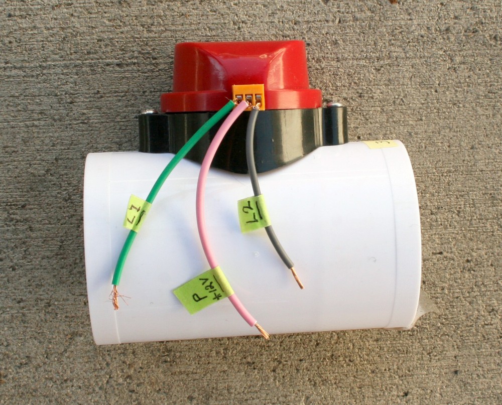 HVAC Air Damper Valve 3-inch plastic 12V motorized for ventilation pipe